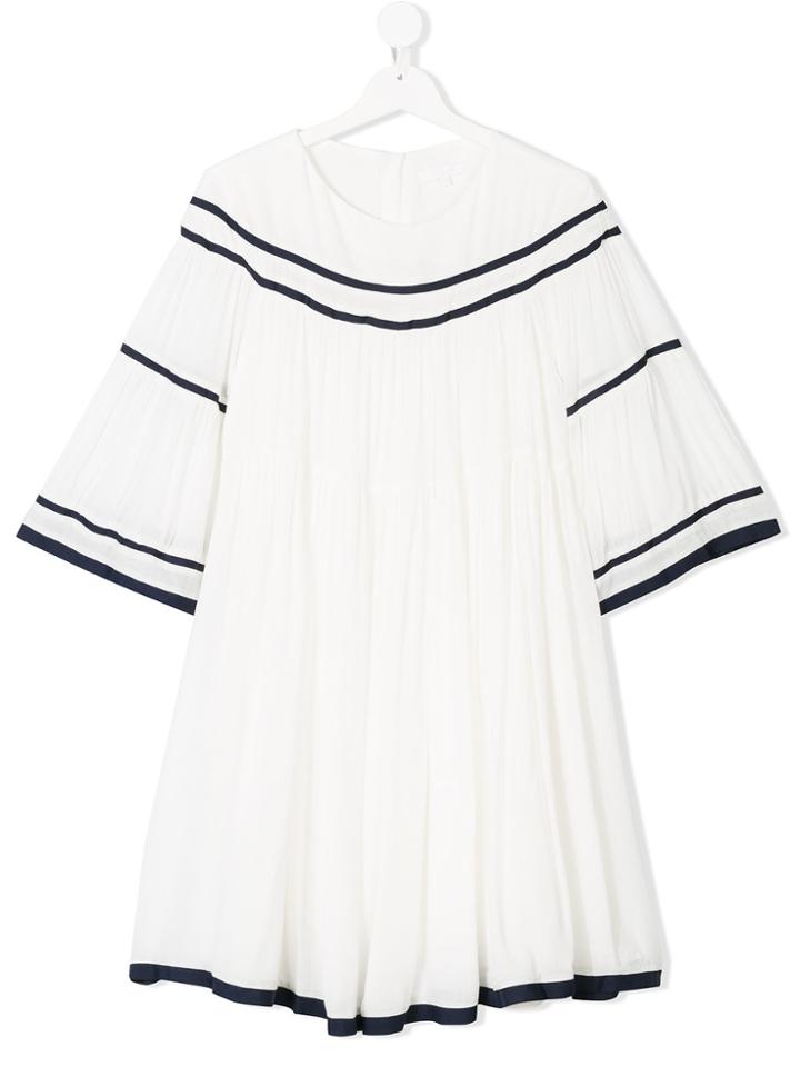 Chloé Kids Teen Long-sleeve Dress - White