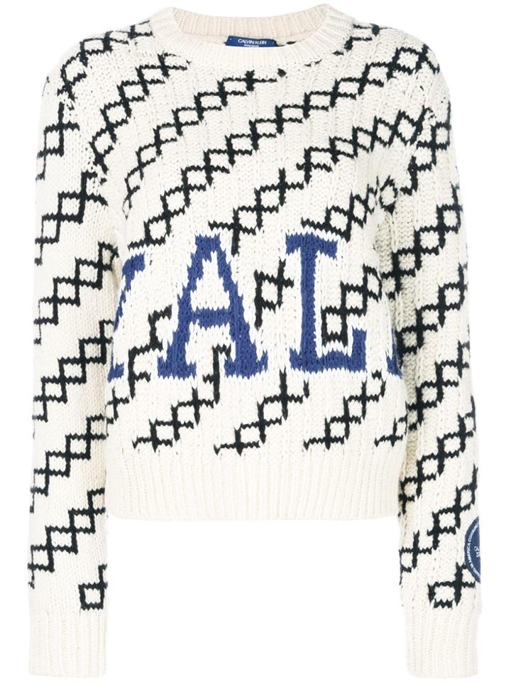 Calvin Klein Yale Jumper - White