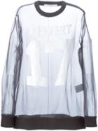 Givenchy 'pervert 17' T-shirt, Women's, Size: 36, Black, Silk/cotton/spandex/elastane