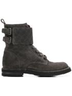 Chanel Vintage Buckled Ankle Boots - Grey