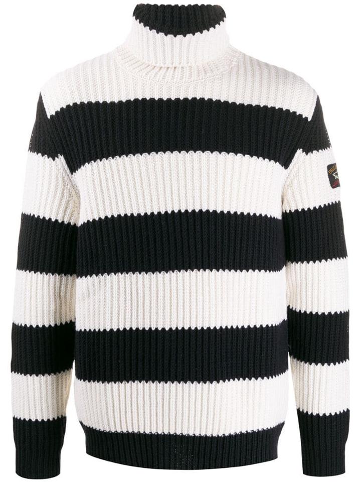 Paul & Shark Cable Knit Jumper - Black