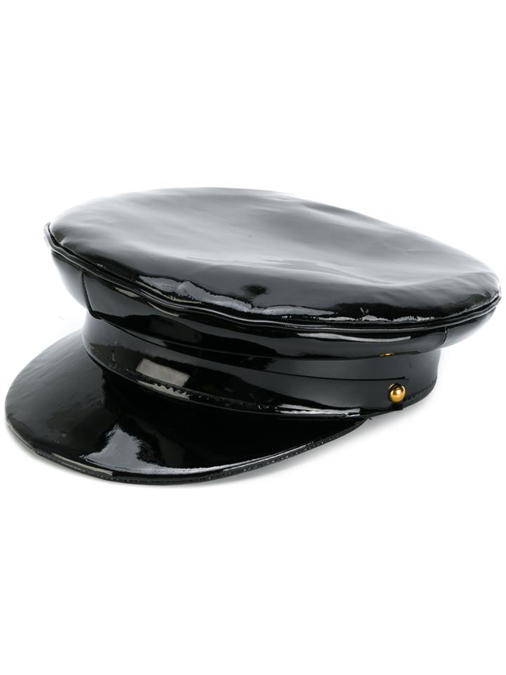 Manokhi Biker Hat - Black