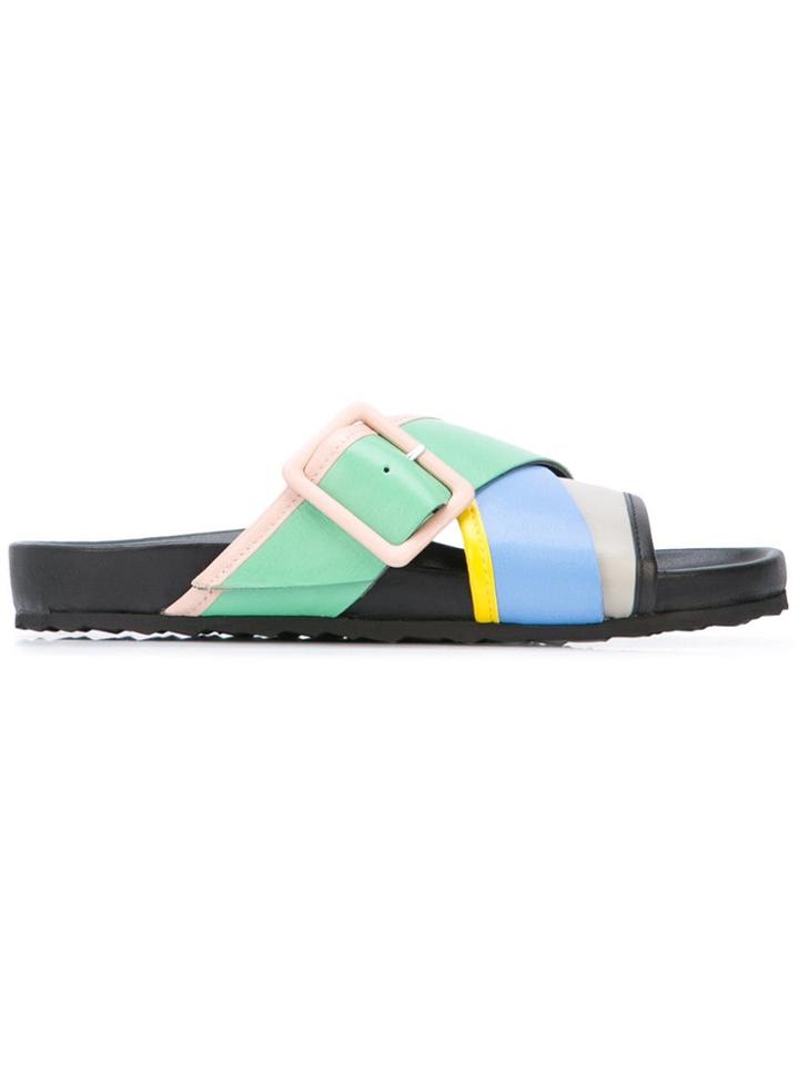Pierre Hardy Alpha Beach Slides - Green
