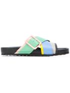 Pierre Hardy Alpha Beach Slides - Green