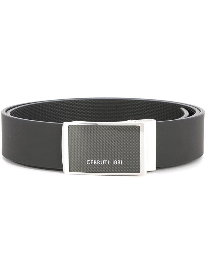 Cerruti 1881 Square Buckle Belt - Black