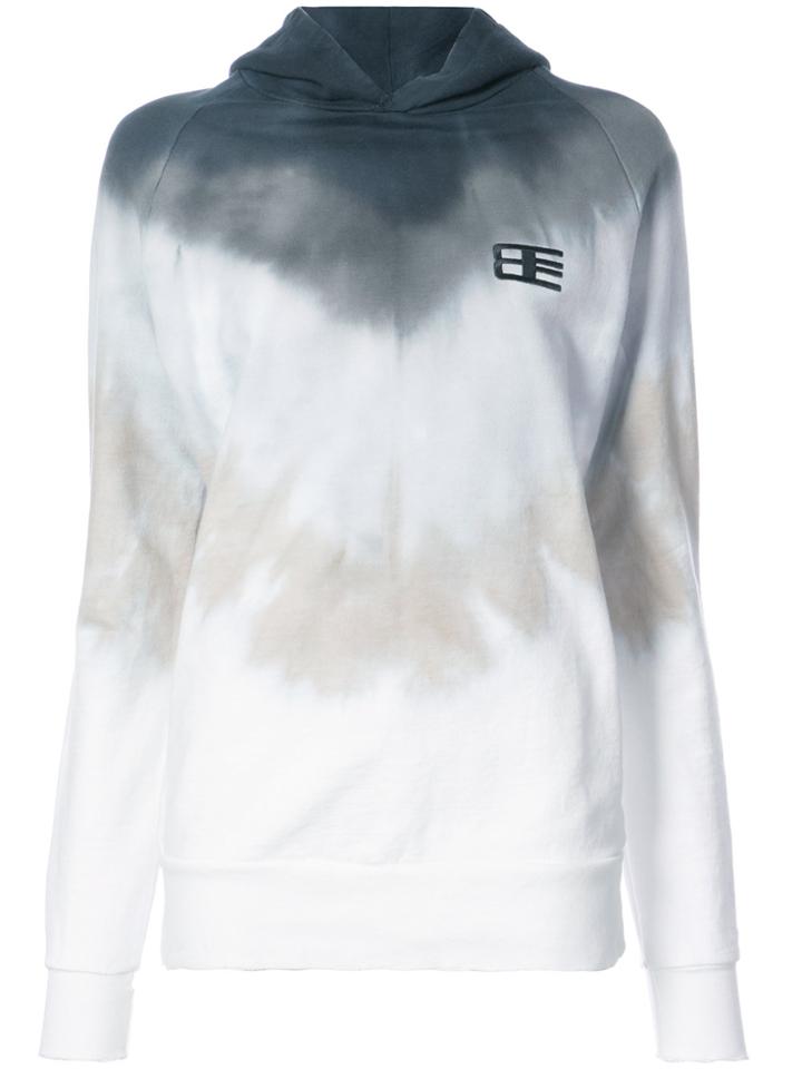 Baja East Tie-dye Hoodie - White