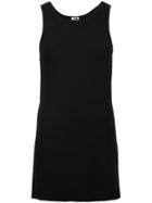 H Beauty & Youth Ribbed Knit Top - Black