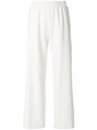 See By Chloé Embroidered Trim Wide Leg Trousers - Nude & Neutrals