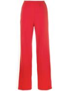 Unravel Project Side Stripe Track Pants - Red