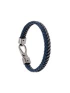Tod's Braided Bracelet, Men's, Blue