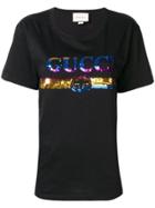 Gucci Sequinned Logo T-shirt - Black