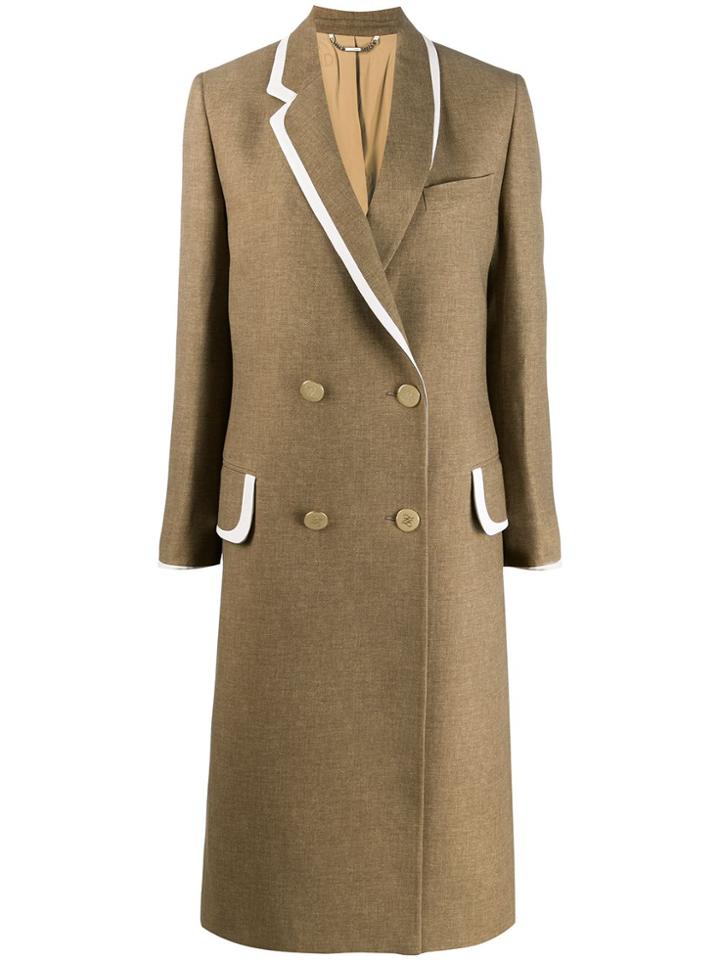 Fendi Straight-cut Jacket - Brown