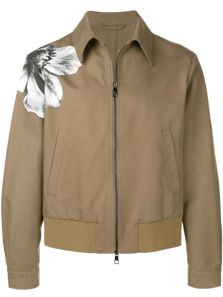 Neil Barrett Floral Shirt Jacket - Green