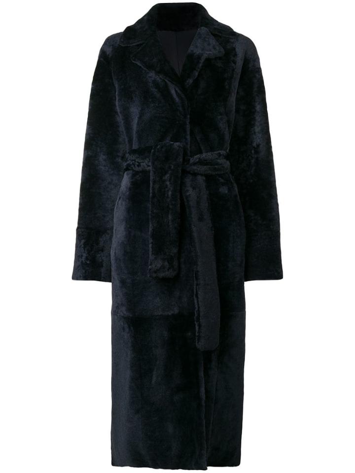 Drome Reversible Midi Coat - Blue