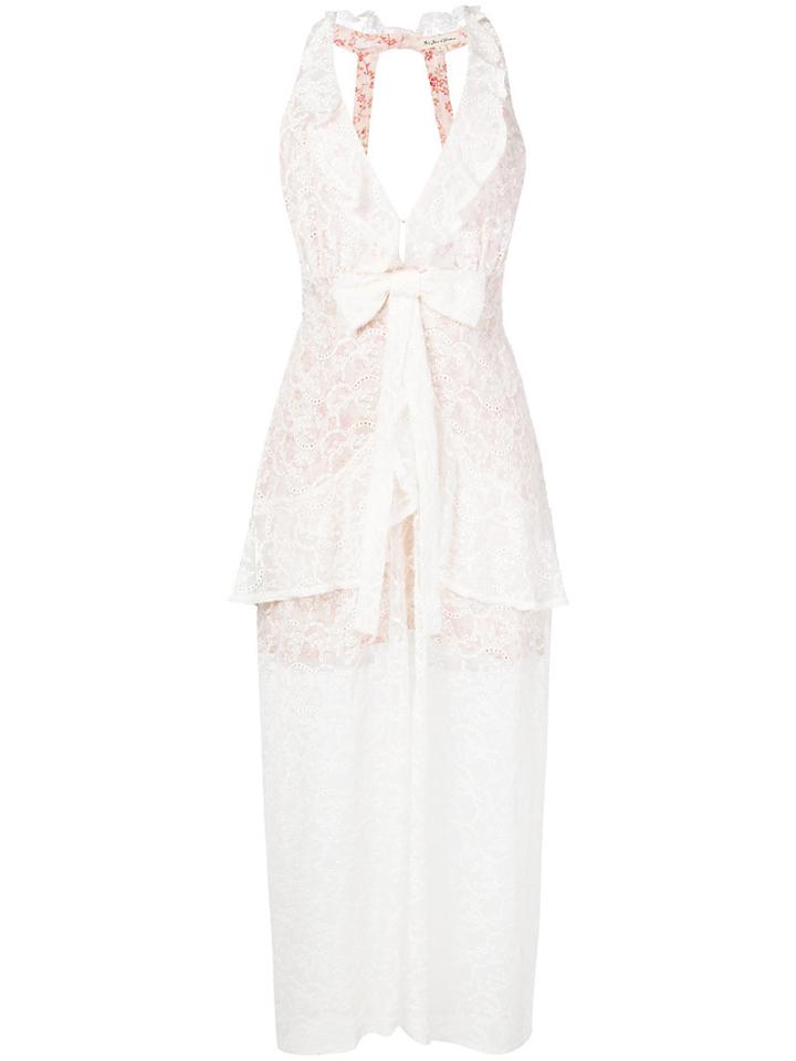 For Love And Lemons - Sweet Disposition Maxi Dress - Women - Cotton/polyester - M, White, Cotton/polyester