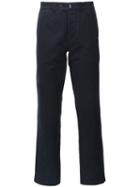 Officine Generale Chino Trousers, Men's, Size: 30, Blue, Cotton