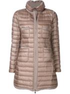 Moncler Bogue Padded Coat, Women's, Size: 2, Nude/neutrals, Feather Down/polyamide