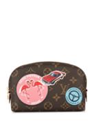 Louis Vuitton Pre-owned World Tour Pochette Cosmetic Pouch - Brown