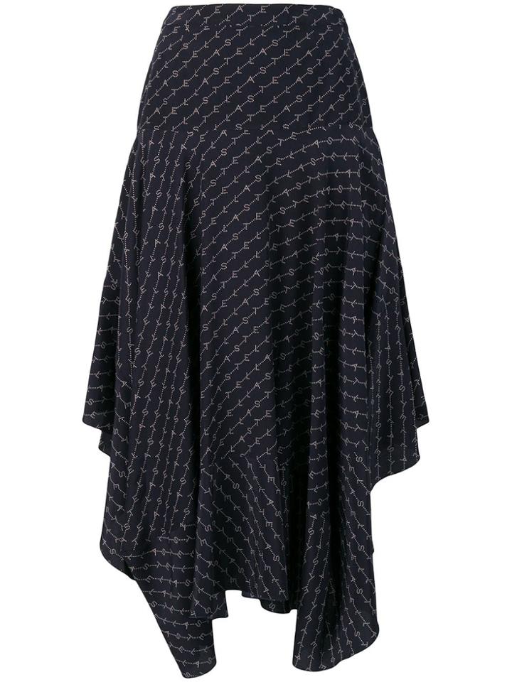 Stella Mccartney Poppy Logo Skirt - Blue