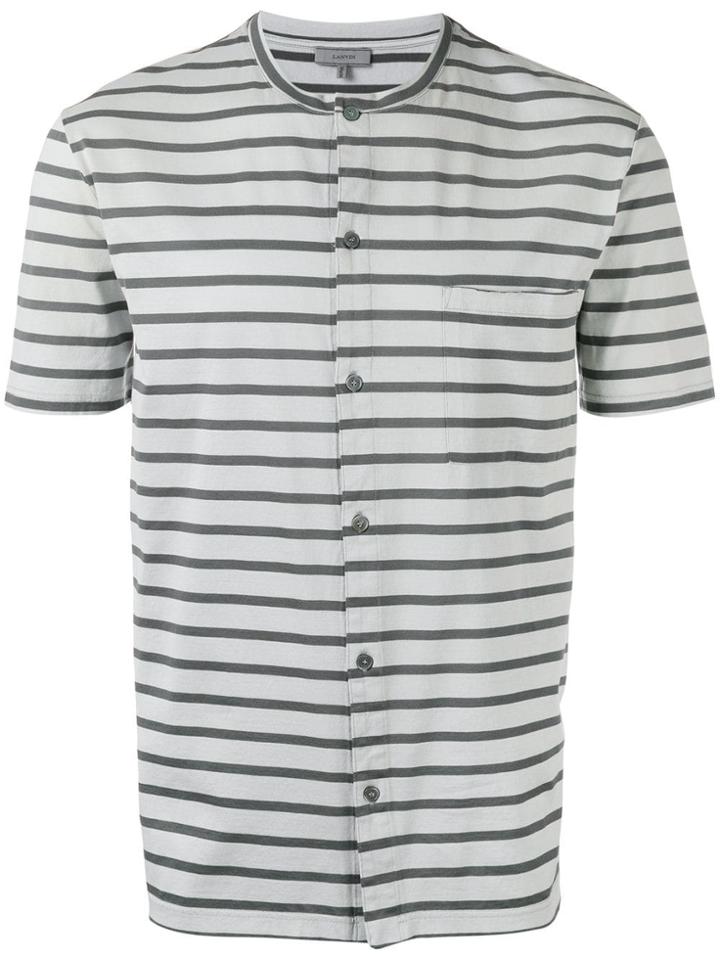 Lanvin Button-down T-shirt - Grey