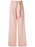 Nk Adriana Tied Waistband Trousers - Pink