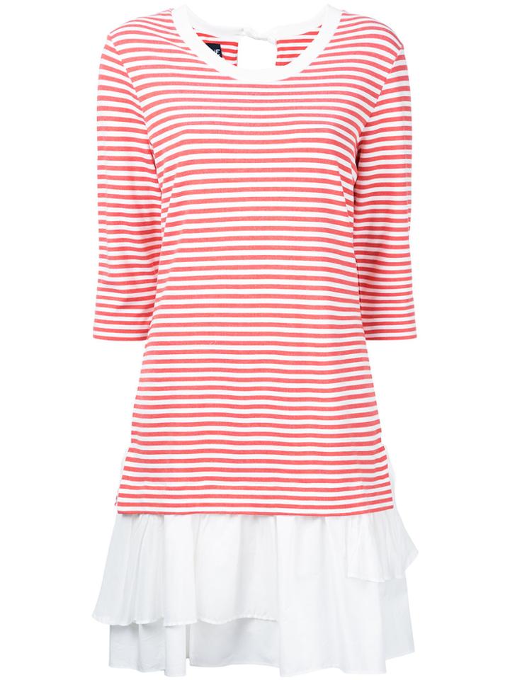 Boutique Moschino Stripe Layered Dress