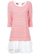 Boutique Moschino Stripe Layered Dress