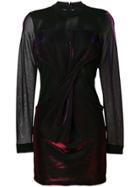 Versus Twist Detail Mini Dress - Multicolour