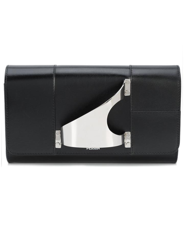Perrin Paris L'eiffel Clutch - Black