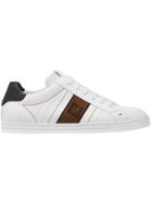Fendi Logo Lace-up Sneakers - White