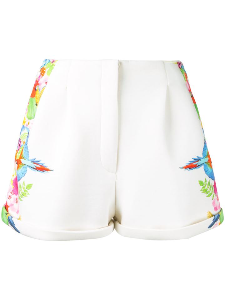Manish Arora Tropical Print Shorts - White