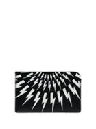 Neil Barrett Thunderbolt Print Cardholder - Black