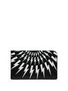 Neil Barrett Thunderbolt Print Cardholder - Black