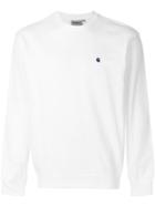 Carhartt Logo Embroidered Sweatshirt - White