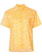 R13 Short-sleeve Floral Shirt - Yellow & Orange