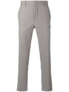 Fendi Tailored Trousers, Men's, Size: 46, Grey, Cotton/spandex/elastane/polyester