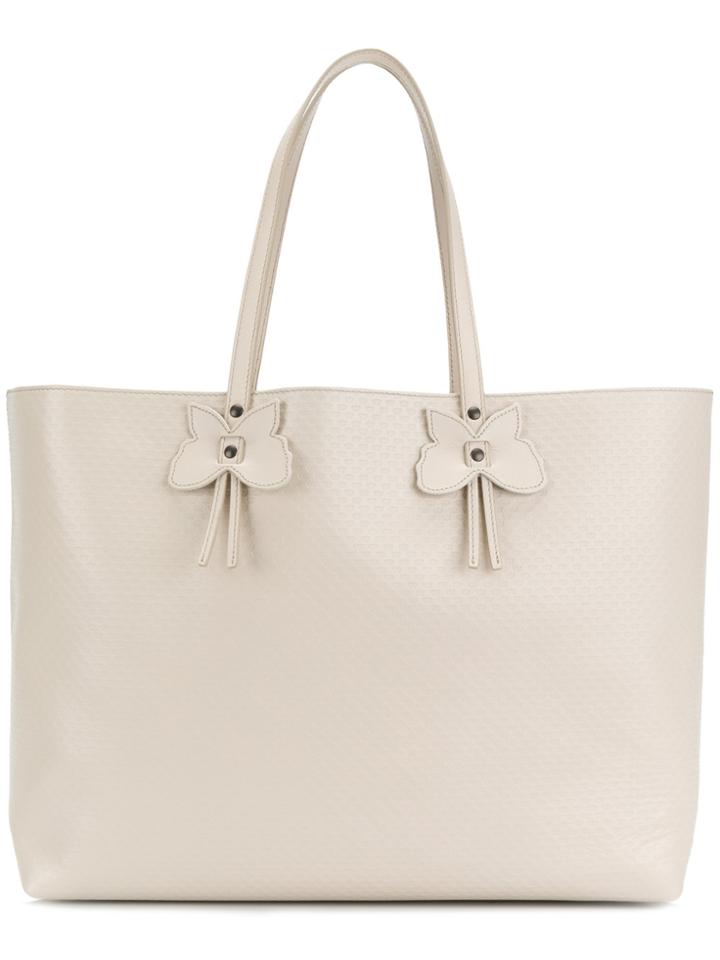 Bottega Veneta Butterfly Detail Tote - Nude & Neutrals
