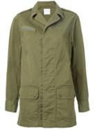 Cityshop French Military Jacket, Women's, Size: 38, Green, Cotton