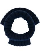 Marni - Ribbed Tab Collar - Men - Wool/alpaca - M, Blue, Wool/alpaca
