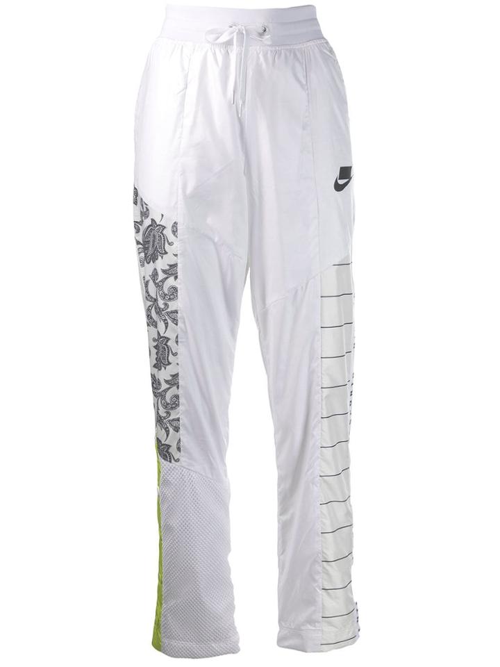 Nike Contrast Lgoo Track Pants - White