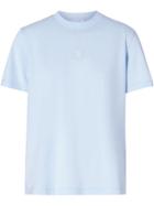Burberry Monogram Motif Cotton T-shirt - Blue