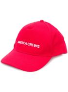 Andrea Crews Slogan Cap - Red