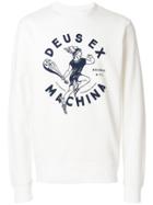 Deus Ex Machina Logo Print Sweatshirt - White