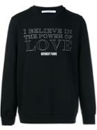 Givenchy Power Of Love Print Cotton Sweatshirt