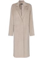 Joseph Signe Oversized Cashmere Coat - Nude & Neutrals