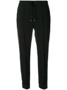 Kenzo - Drawstring Trousers - Women - Polyester - 36, Black, Polyester