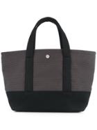 Cabas Knit Style Small Tote Bag - Grey