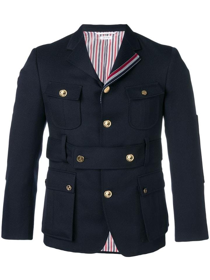 Thom Browne Norfolk High-break Sport Coat - Blue