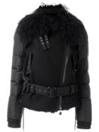Moncler 'grace' Padded Jacket, Women's, Size: 0, Polyamide/virgin Wool/cashmere/lamb Fur