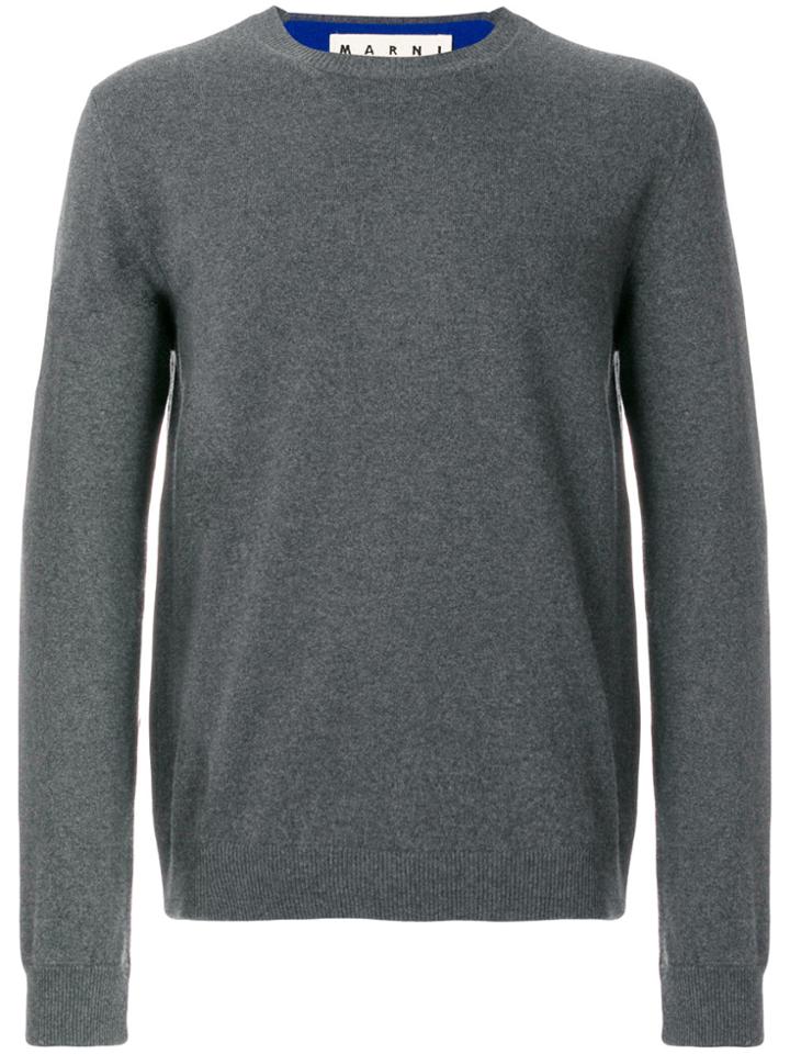 Marni Crew Neck Jumper - Grey